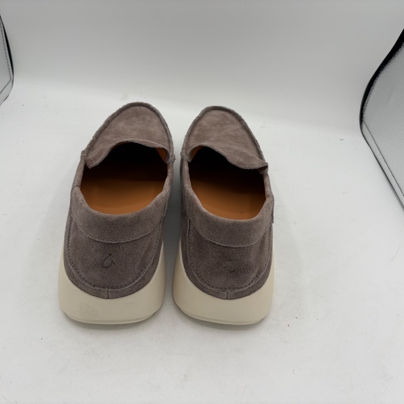 NEW Olukai KA’A Loafer Mens Size 13 Gray Leather Suede Slip On Casual Shoes main image 7